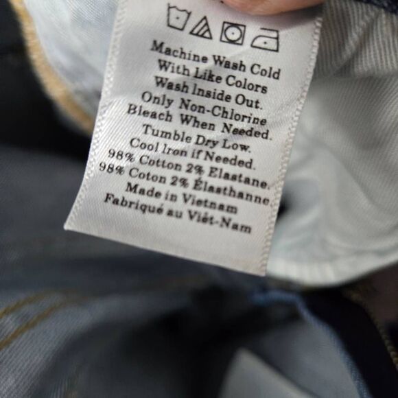 Everlane Mid Rise Skinny Jeans Size 24 Blue Denim - Picture 6 of 6